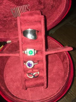 💎925 silver rings with beautiful stones 🌹