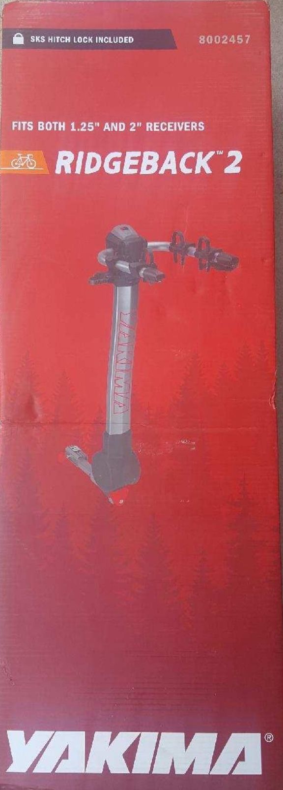 YAKIMA RIDGEBACK 2 HITCH BIKE MOUNT RACK BRAND NEW