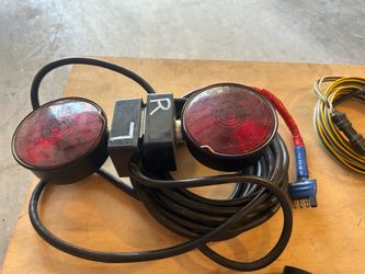 Magnetic Towing Trailer Lights + Circuit Testers + Various Wiring Harnesses