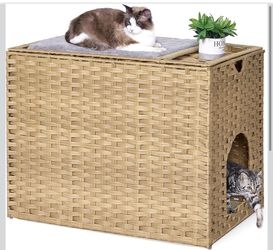 cat litter box enclosure
