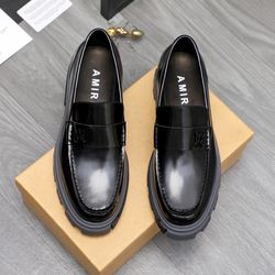 Amiri Men’s Leather Shoes With Box New 