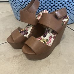 Tan Wedges 