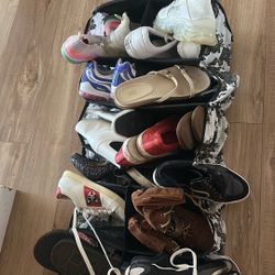 12 Pair Of Shoes Size 6.5 Used