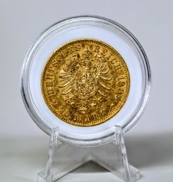 1889 German Empire 20 Mark gold coin at spot price - cash local pickup at angleton only