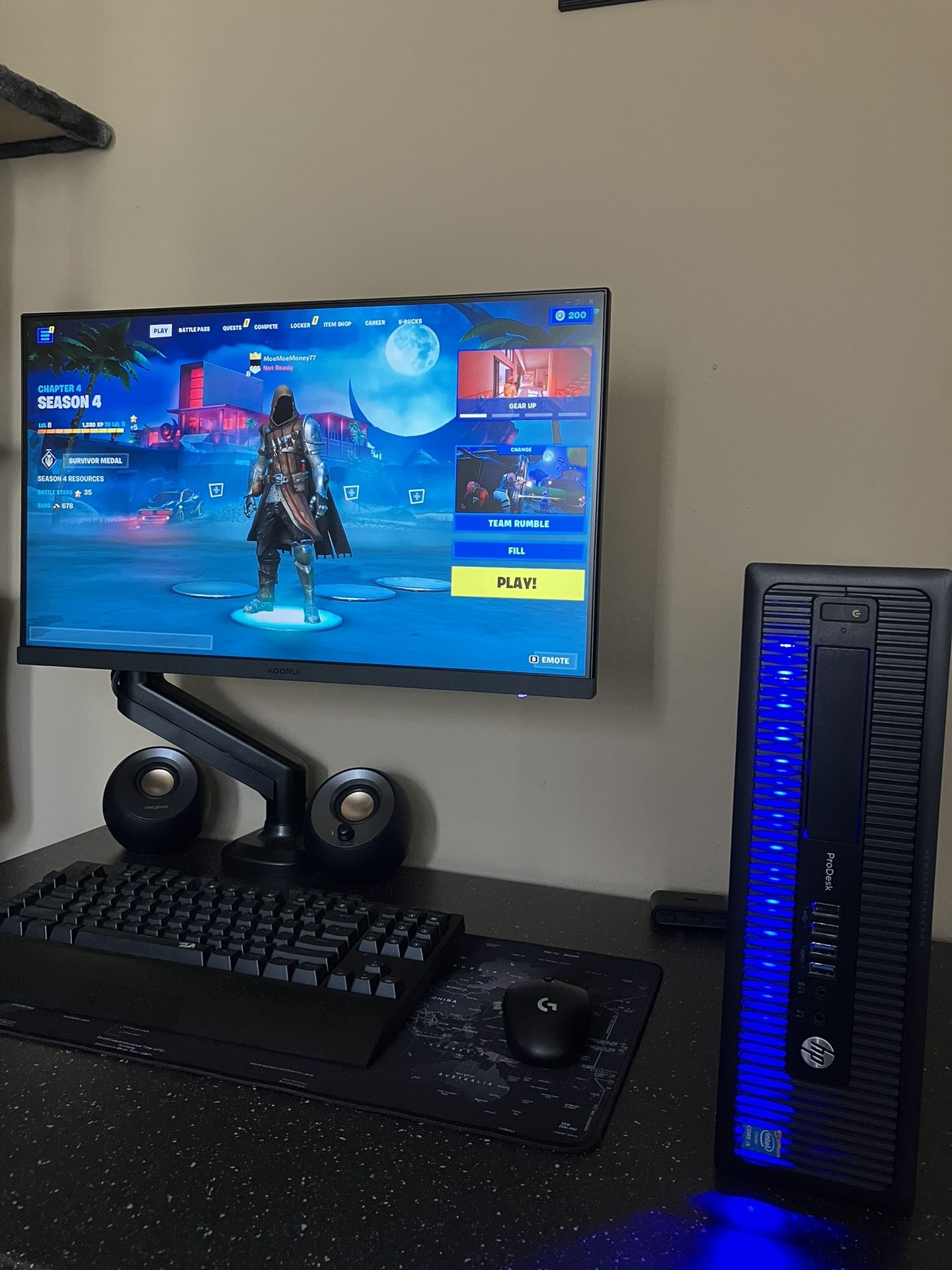 Hp R7 Gaming Custom HP Gaming PC: Intel i5,16GB, 240GB SSD, AMD R7 250 2GB, Fully ...