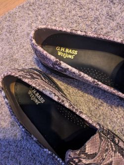 G.H. Bass Weejuns Snake Print Loafers