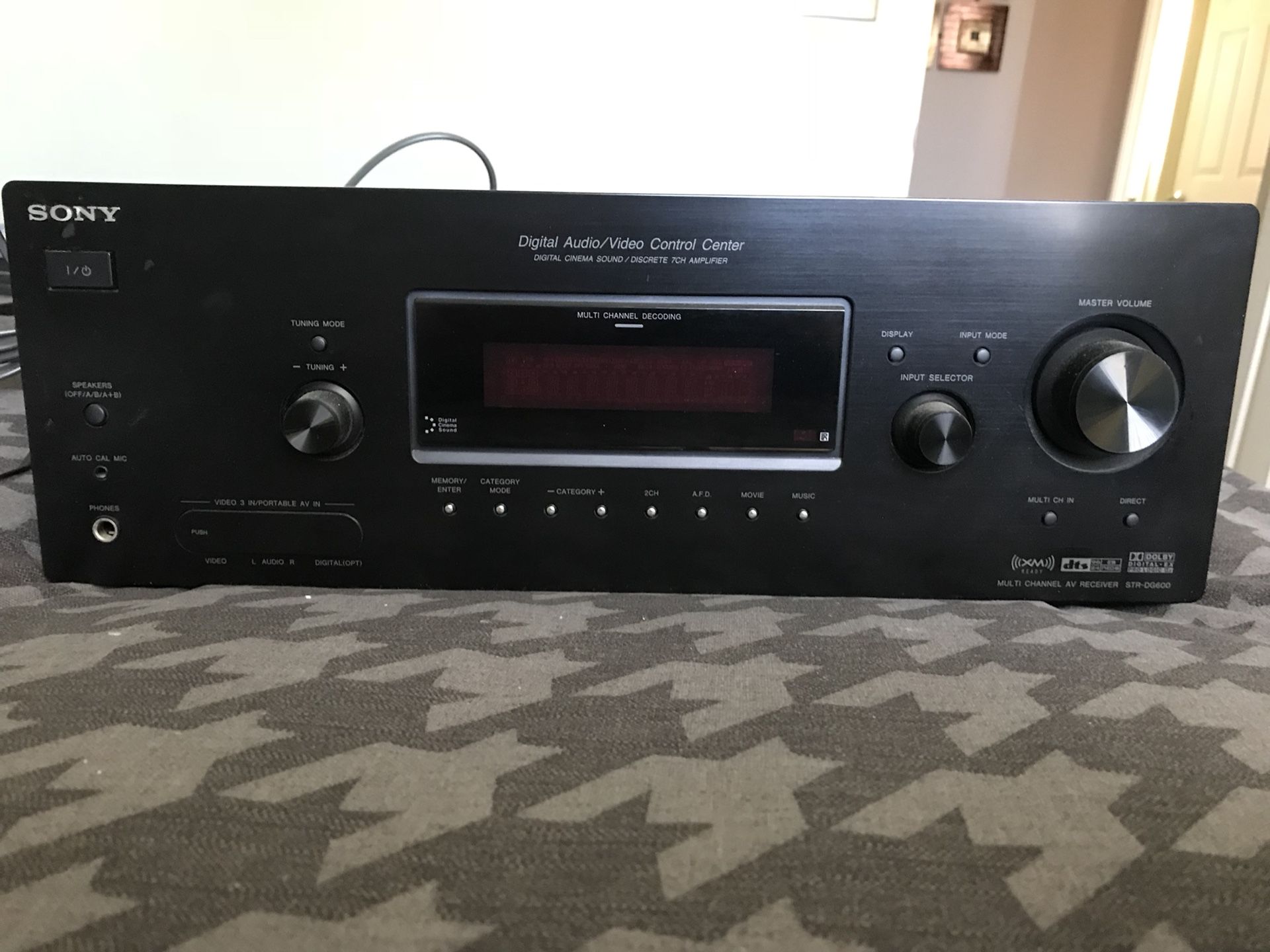 SONY STR-DG600 Home Theater Receiver