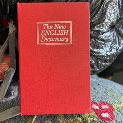 New English dictionary safety deposit box