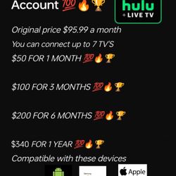 Hulu+Live TV🏆💫✨