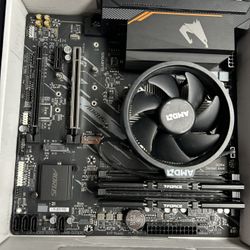 B550M Motherboard/ RAM/ CPU