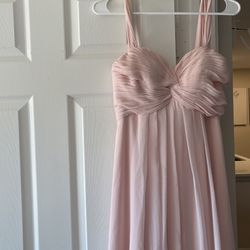 Long pink Dress