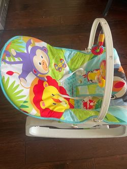 Baby Infant Rocker Bouncer with Toy Bar