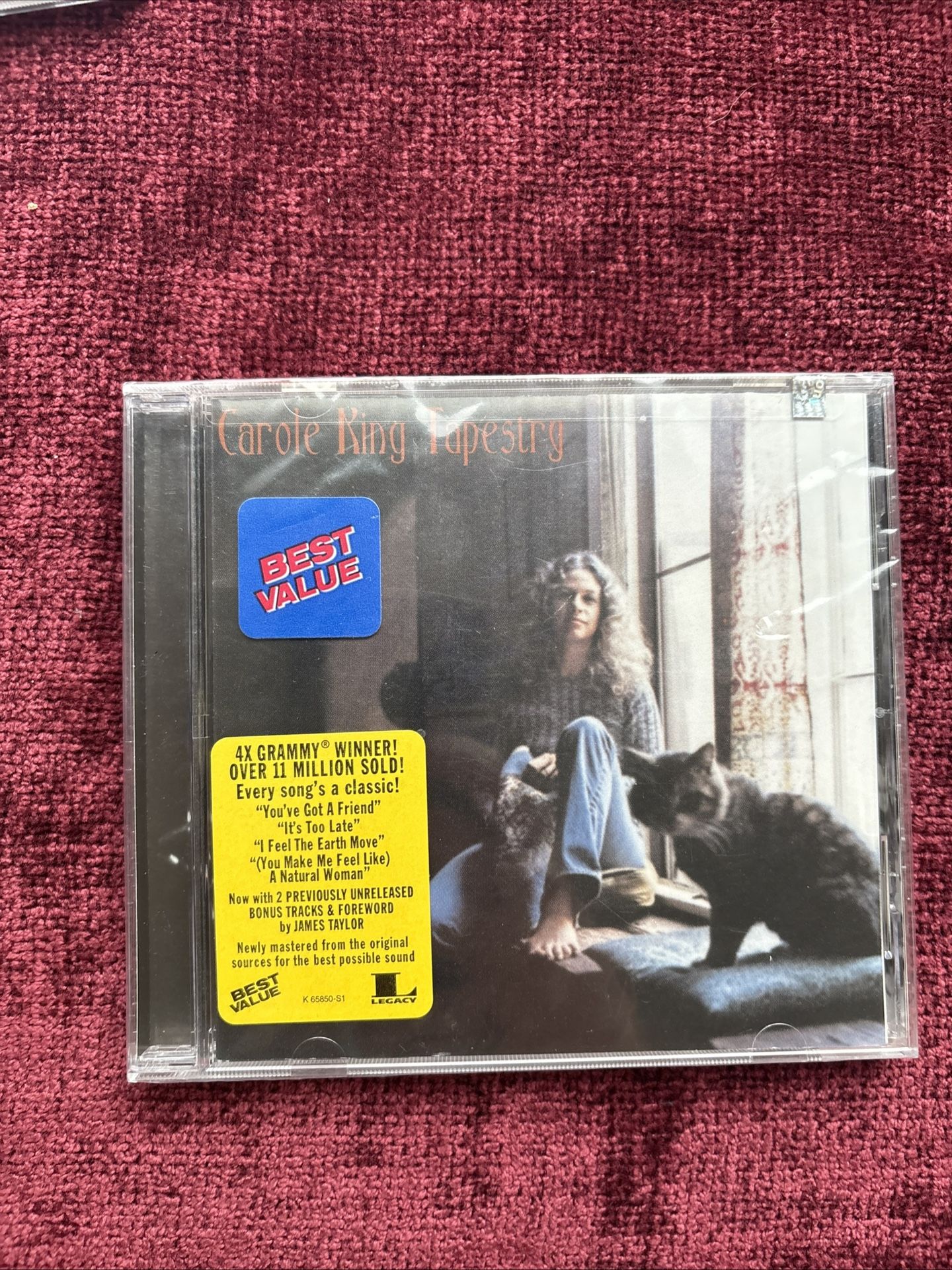 NIP Carole King Tapestry CD Sealed Remastered Bonus