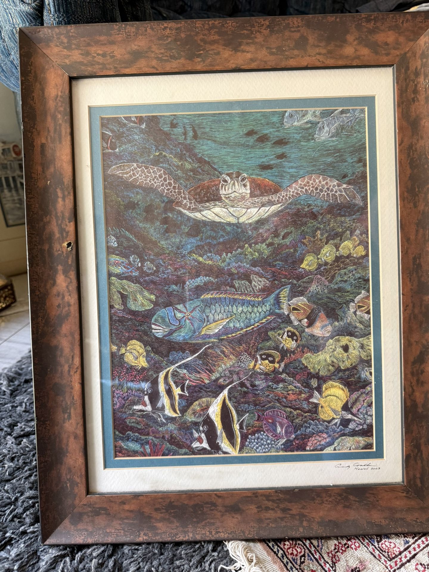 ocean scene painting