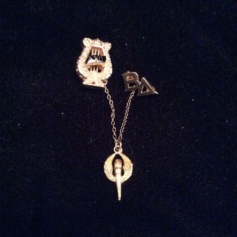 Alpha Chi Omega sorority pin