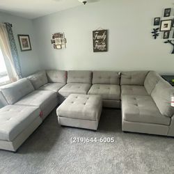 SUPER MODULAR BRAND NEW GREY SECTIONAL SAME DAY DELIVERY 