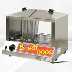 NSF Commercial Hot Dog Steamer Warmer HDW100