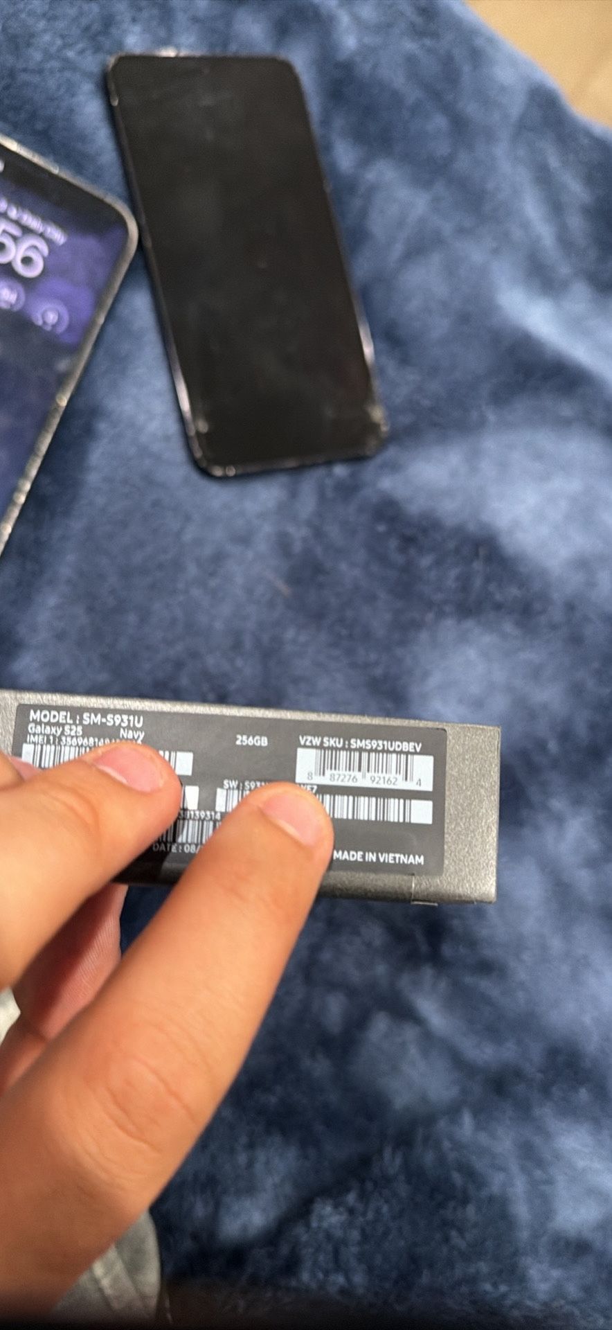 Galaxy S25 256gb- NAVY - unlocked Brand New Sealed