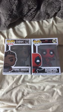 Funko Pop Bundle – Tupac Shakur & Deadpool w/ Boxes