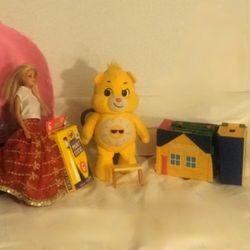Care Bears, Barbie, Mini Toy Table ..