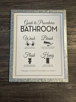 Metal Bathroom Decor