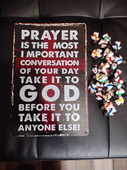 God Sign 8 inch x 12 inch + 30 Small Figures
