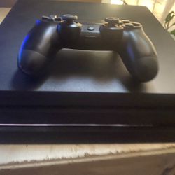 PS4 Pro With 2 Controllers 