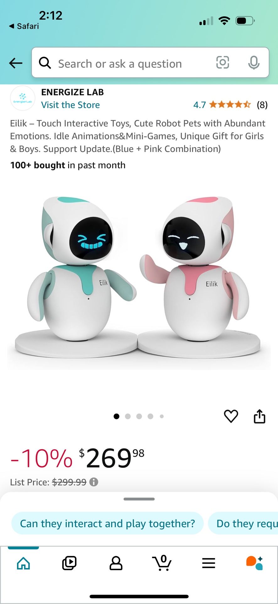 $150 Energize labs Desk Companions 