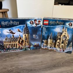 Lego Harry Potter Great Hall & Clock Tower Sets NEW
