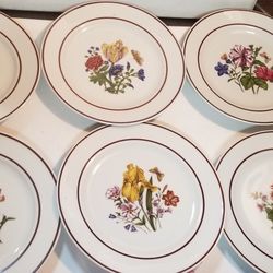 Vintage J.W.K. Bavaria Porcelain Plates