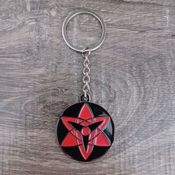 Naruto Mangekyo Sharingan and Rinnegan Eyes Keychain 