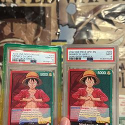 Demo Luffy PSA 10/9 "NOT FOR SALE"