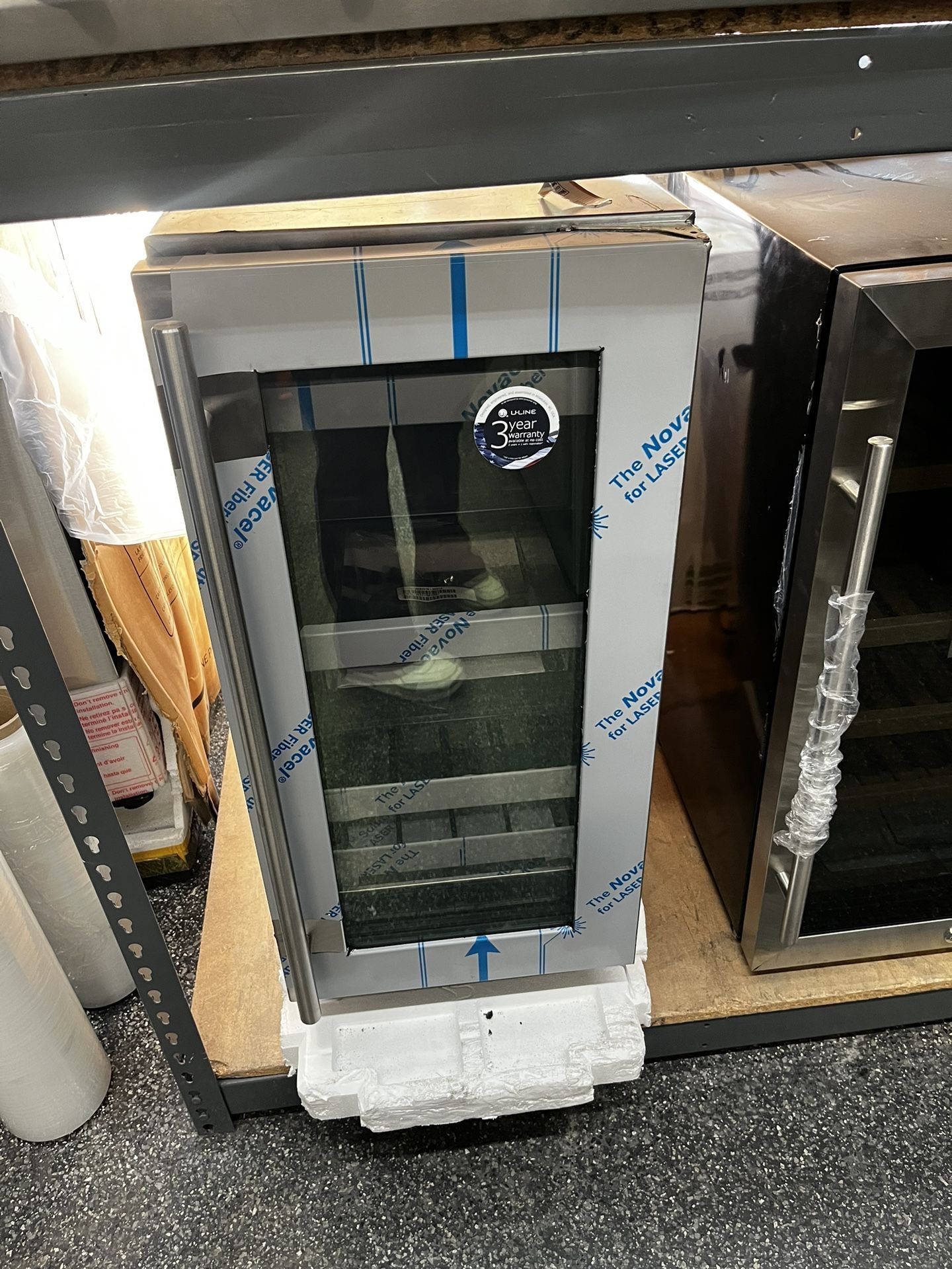 U-Line Stainless Steel 15” UnderCounter Beverage Center New