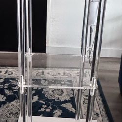 Modern Acrylic Side Table – Minimalist / CB2 Style