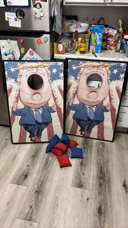 Donald Trump Corn Hole Set