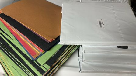 Multi colored construction paper bundle