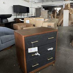 Belham 3-Drawer Chest, Mahogany Wood