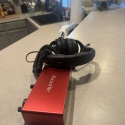 Focusrite And Headphones Brand New