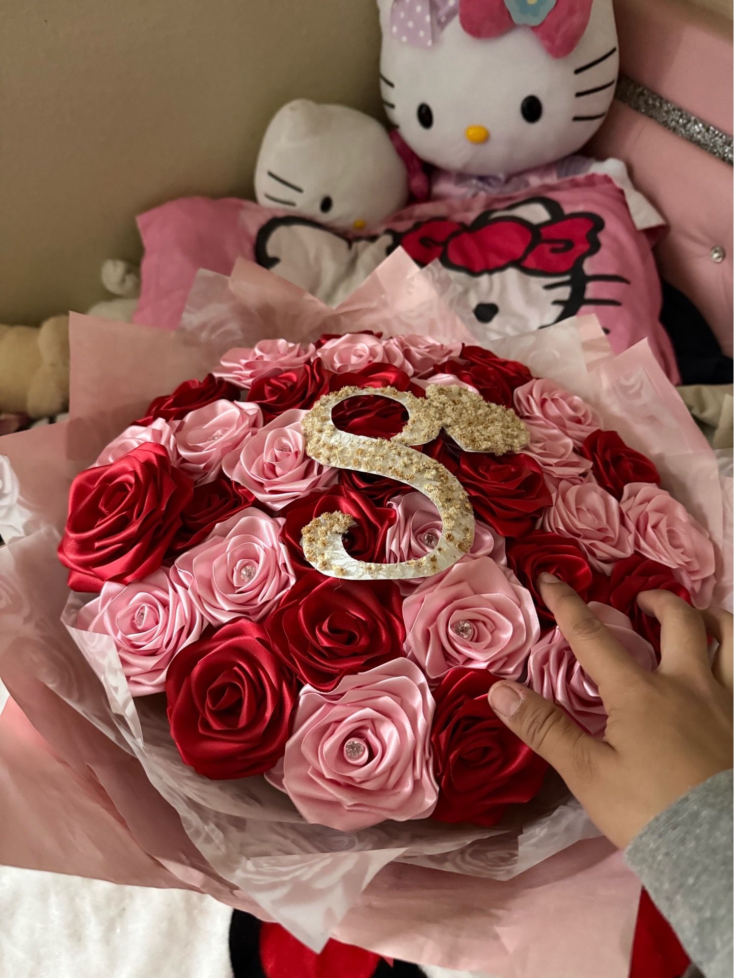 eternal flowers bouquet 30pc