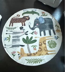 6ft Round Ruggable Safari Rug and Pad
