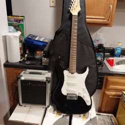 Vinci Signature VX4 Solidbody Electric Guitar Black Lot