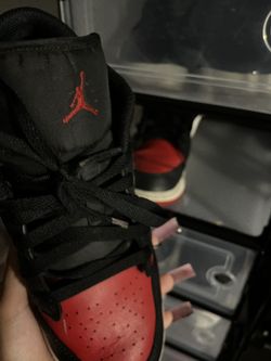 jordan 1 retro red black and white
