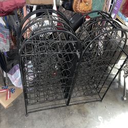 Wrought Iron Wine Rack