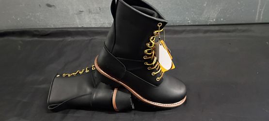 Work zone waterproof Boots with steel toe  8.5 size $80