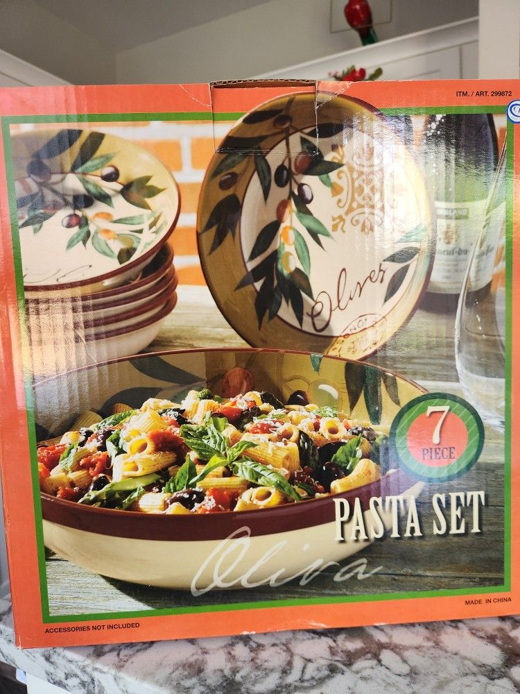 Oliva 7 Piece Pasta Set