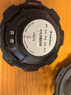 Rockford punch P1675 door speakers and tweeters
