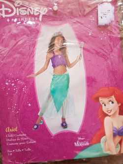Mermaid ariel costume new 7 to 8 years