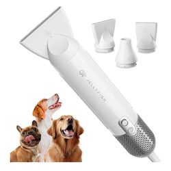 Jellyfish Handheld Dog Dryer - 1.21lb Lightweight, 2 Speeds, 4 Temp, Portable High Velocity Blow Dryer for Travel & Home İn its new box