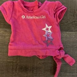 American Girl Star Side Tie Knot Tee for 18” Dolls
