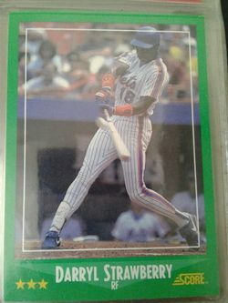 1988 Darryl Strawberry All-Star Score Collectable